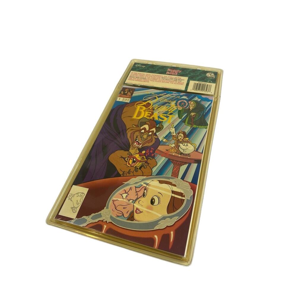New Sealed Disney Beauty and the Beast Comic Book 2 Issues Limted Edition Serial